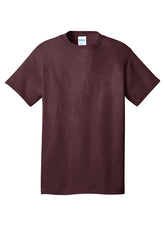 Port & Company® Adult Core Cotton Tee - Heather Maroon